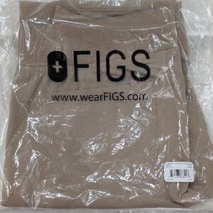 Figs Beige Scrub Top